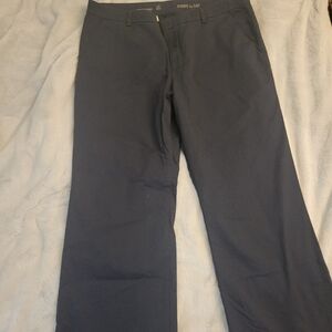 GAP Perfect Khakis Wide Leg Navy Classic Preppy Size 18